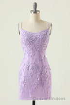 Coral Short Tight Homecoming Dress with Lace Beading