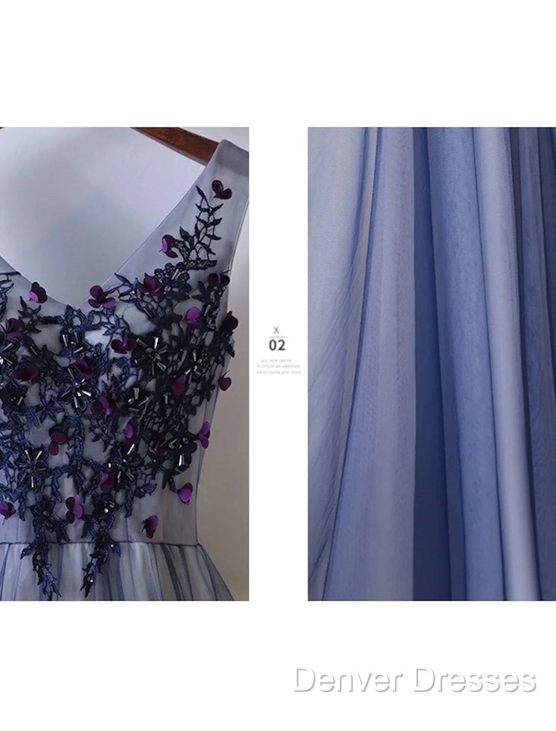 A-Line Bridesmaid Dress V Neck Sleeveless Elegant Floor Length Tulle With Beading / Appliques