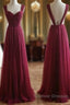 A-Line Chiffon Prom Dress Bridesmaid Dress