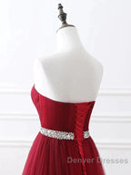 A-Line Elegant Quinceanera Prom ValentineS Day Dress Strapless Sleeveless Chapel Train Satin With Crystals