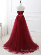 A-Line Elegant Quinceanera Prom ValentineS Day Dress Strapless Sleeveless Chapel Train Satin With Crystals