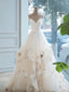A Line Evening Gowns Formal Party Dress Straps Prom Dress
