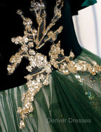 A-Line Glittering Engagement Formal Evening Dress Strap Sleeveless Floor Length With Sequin