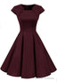 A-Line Homecoming Dresses Irregular Draped Round Neck Long Sleeve Midi Dress
