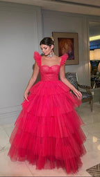 A-Line Long Prom Dress Fashion Formal Dress