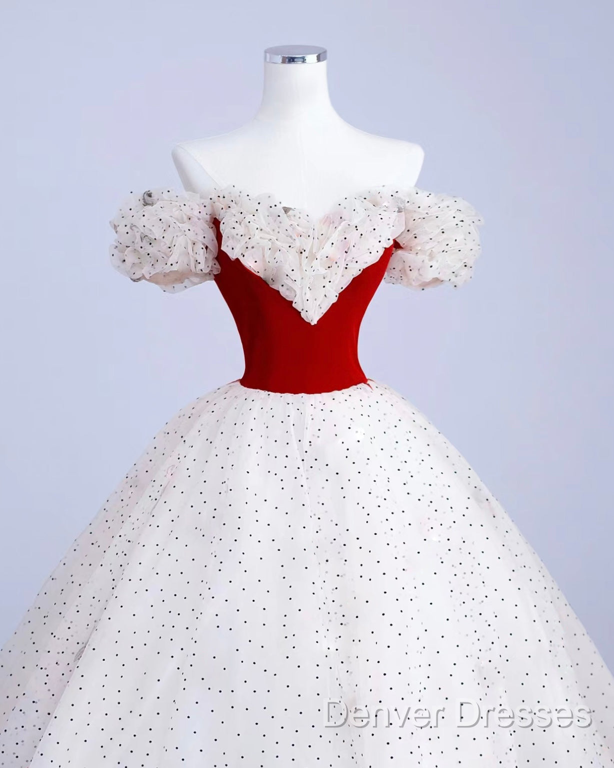 A-Line Off Shoulder Tulle Light Champagne Long Prom Dress, Light Champagne Evening Dress Secondary image