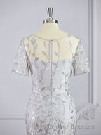 A-Line/Princess Bateau Floor-Length Tulle Mother of the Bride Dress With Ruffles