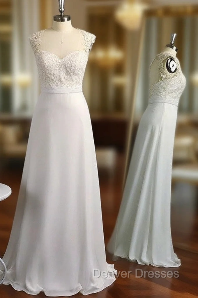 A-Line/Princess Floor-Length Applique Sleeveless Chiffon Sweetheart Dress