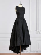 A-Line/Princess Scoop Asymmetrical Lace Mother of the Bride Dress With Applique