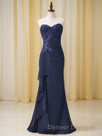 A-line/Princess Sweetheart Floor-Length Chiffon Mother of the Bride Dress With Embroidery