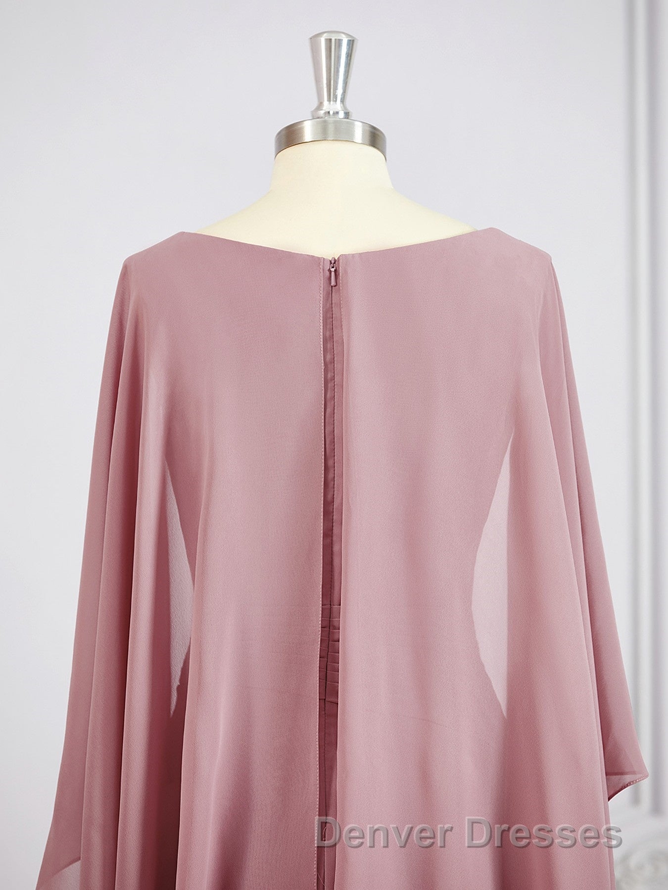 A-Line/Princess V-neck Floor-Length Chiffon Mother of the Bride Dress