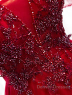 A-Line Prom Dress Luxurious Dress Wedding Guest Formal Evening Floor Length Short Sleeve Spaghetti Strap Tulle