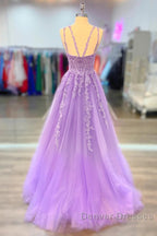 A-Line Prom Dress Maxi Dress Formal Court Train Sleeveless Spaghetti Strap Stretch Chiffon With Appliques Shouder Flower