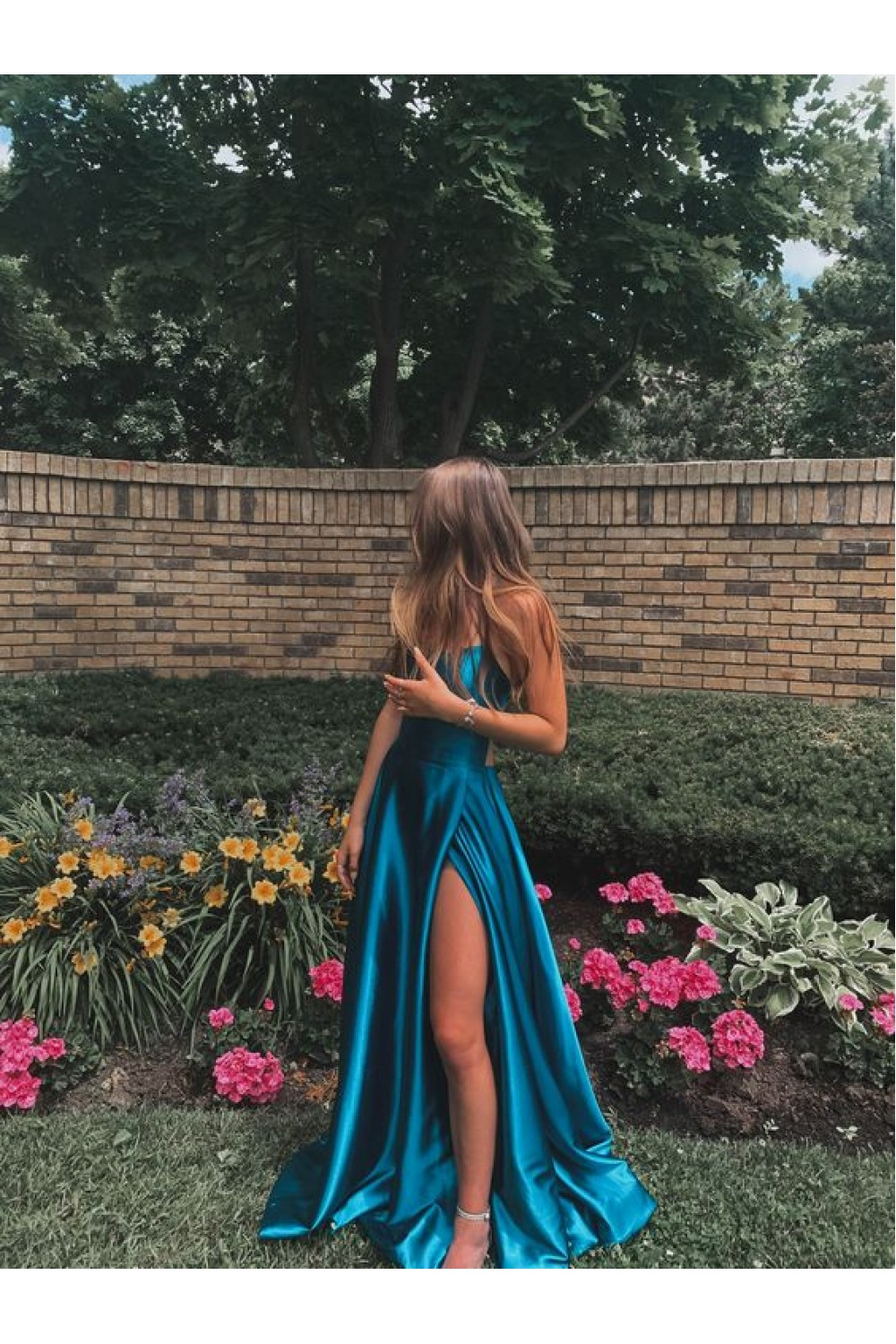 A-Line Simple Stunning Long Prom Dress Formal Evening Gowns Secondary image