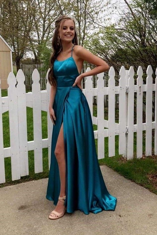 A-Line Simple Stunning Long Prom Dress Formal Evening Gowns