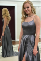 A-Line Simple Stunning Long Prom Dress Formal Evening Gowns