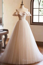 A-Line Sleeveless Backless Spaghetti Straps Floor Length Evening Dress Prom Dress