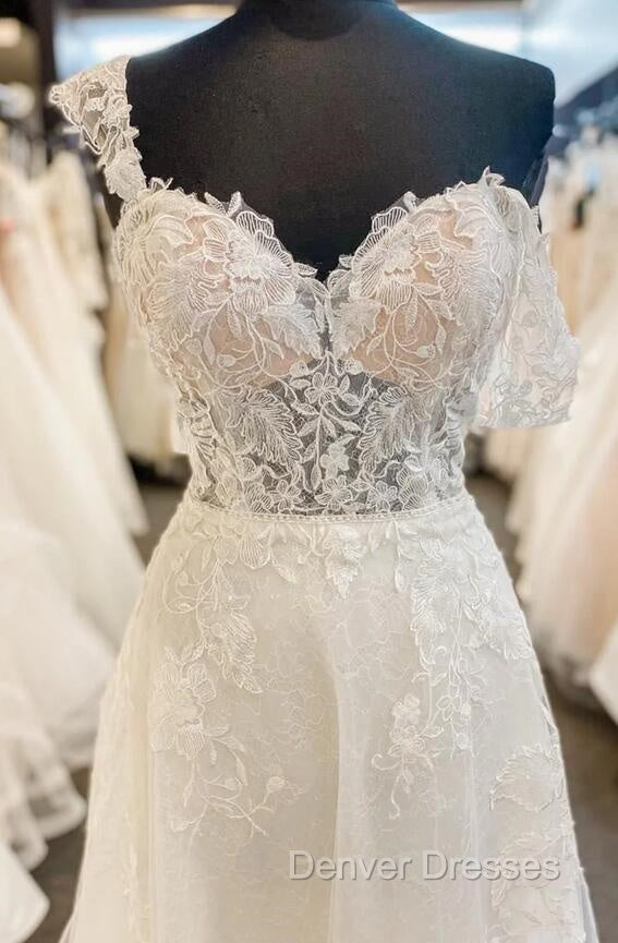 A-Line Tulle/Lace Wedding Dress Secondary image