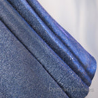 A Line V Neck Tea Length Prom Dress, Shiny Tea Length Formal Evening Dress