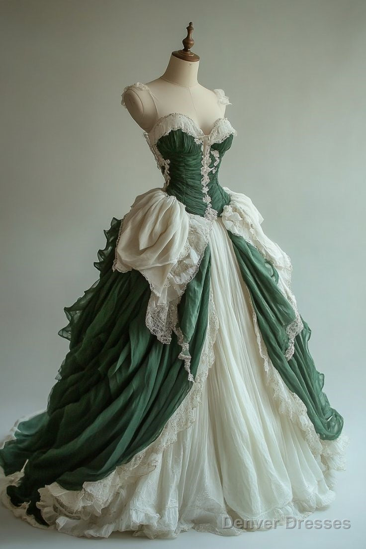 Aesthetic Ball Gown Straps Tulle Party Dress Long Prom Dress Lace Evening Dresses Main image