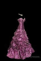 Aesthetic Mermaid Sweetheart Neckline Taffeta Prom Dress Ruffle Long Party Dress