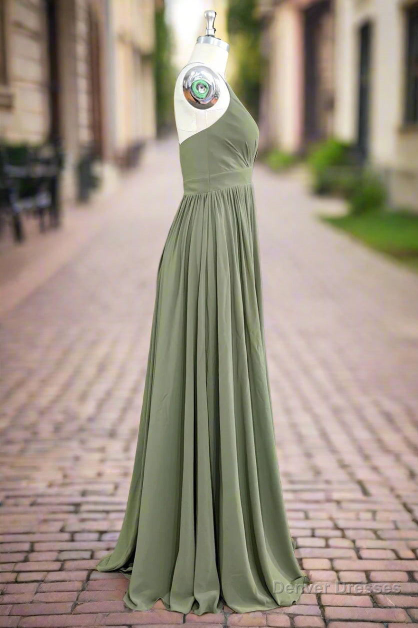 Affordable Spaghetti Straps Chiffon Bridesmaid Dresses Secondary image