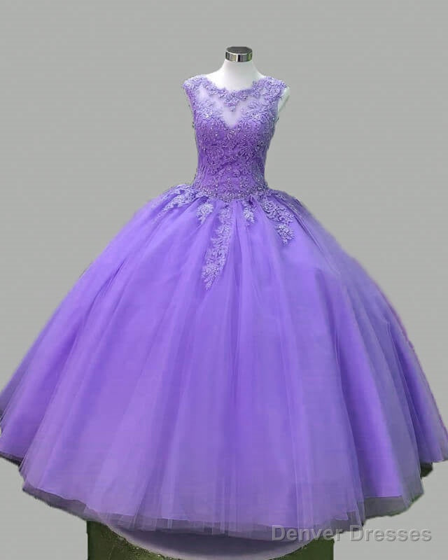 Aqua Blue Tulle Quinceanera Dresses Lace Appqliues Secondary image