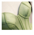 Ball Gown, Green Prom Dress Vintage Prom Dress