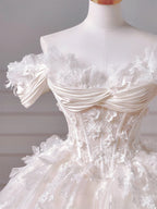 Ball-Gown/Princess Sweetheart Floor-Length Tulle Prom Dress With Sequins Appliques Lace Beading