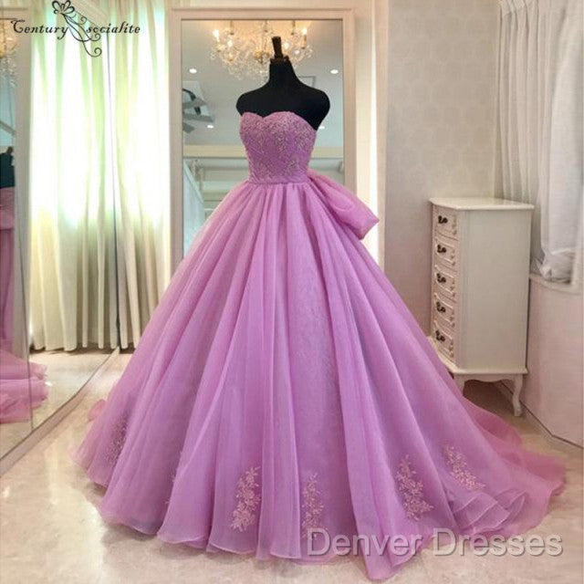 Ball Gown Prom Dress Floor Length Tulle Quinceanera Dress Secondary image