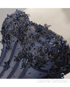 Ball Gown Strapless Short Tulle Homecoming Dress With Beading