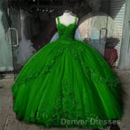 Ball Gown Sweet 16 Dress Princess Quinceanera Dress Lace Appliques Sweet 15 Party Prom Ball Gowns