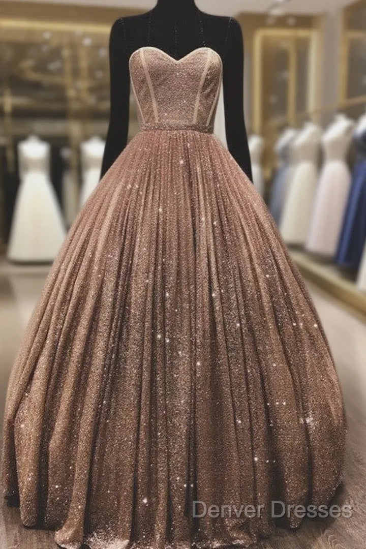 Ball Gown Sweetheart Corset Sparkle Dress Main image