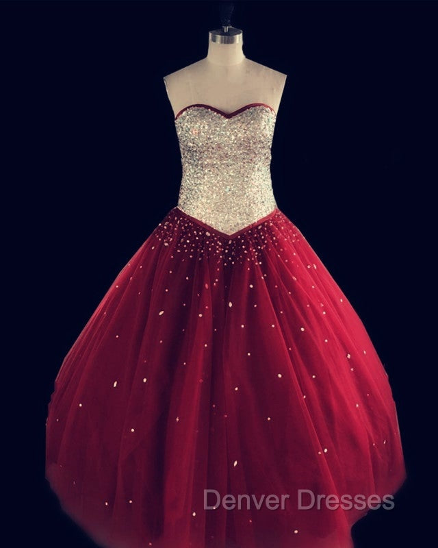 Ball Gowns Quinceanera Dress Crystal Beaded Sweetheart Bodice Corset Secondary image