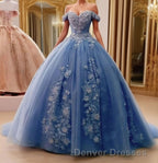 Beaded Princess Quinceanera Dress with Big Bow Sweet 15 16 Ball Gown