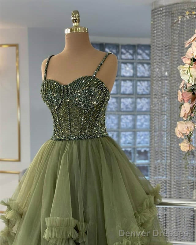 Beaded Sweetheart Ball Gown Ruffles Dress Secondary image