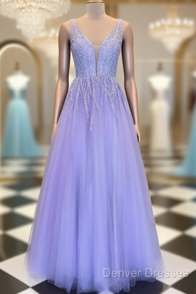Beading Long Prom Dress,Evening Dress,Charming Dance Dress Main image