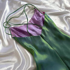 Beautiful A Line Spaghetti Straps Green Long Prom Dress Evening Gowns