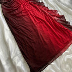 Beautiful Halter Birthday Party Dress Red Prom Dress