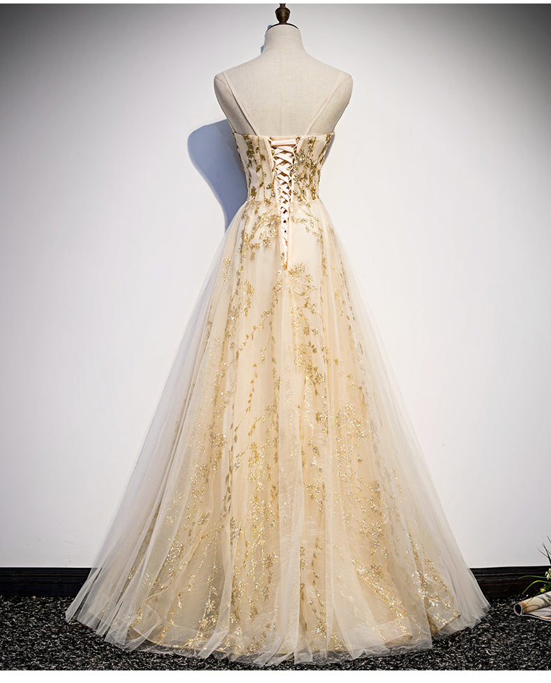 Beautiful Lace Long Prom Gown, New Style Formal Dress Secondary image