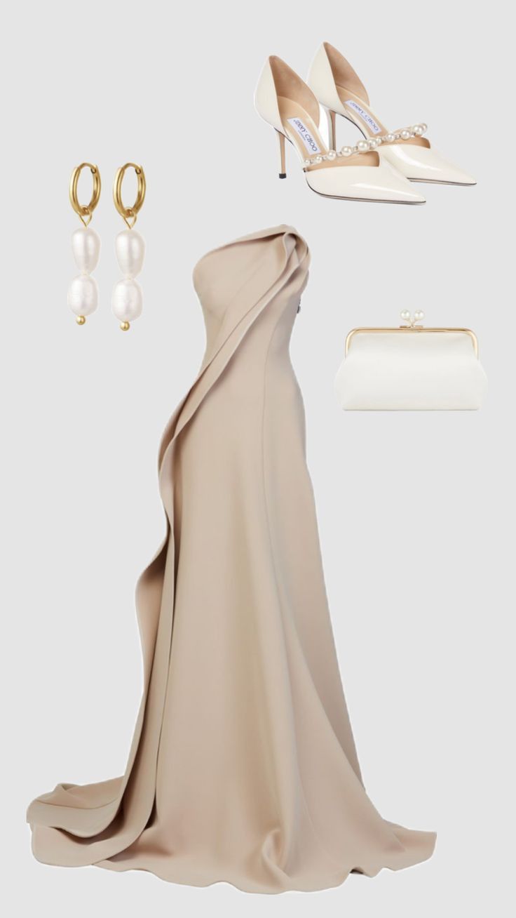 Beautiful Mermaid One Shoulder Champagne Long Satin Party Dress Prom Dress