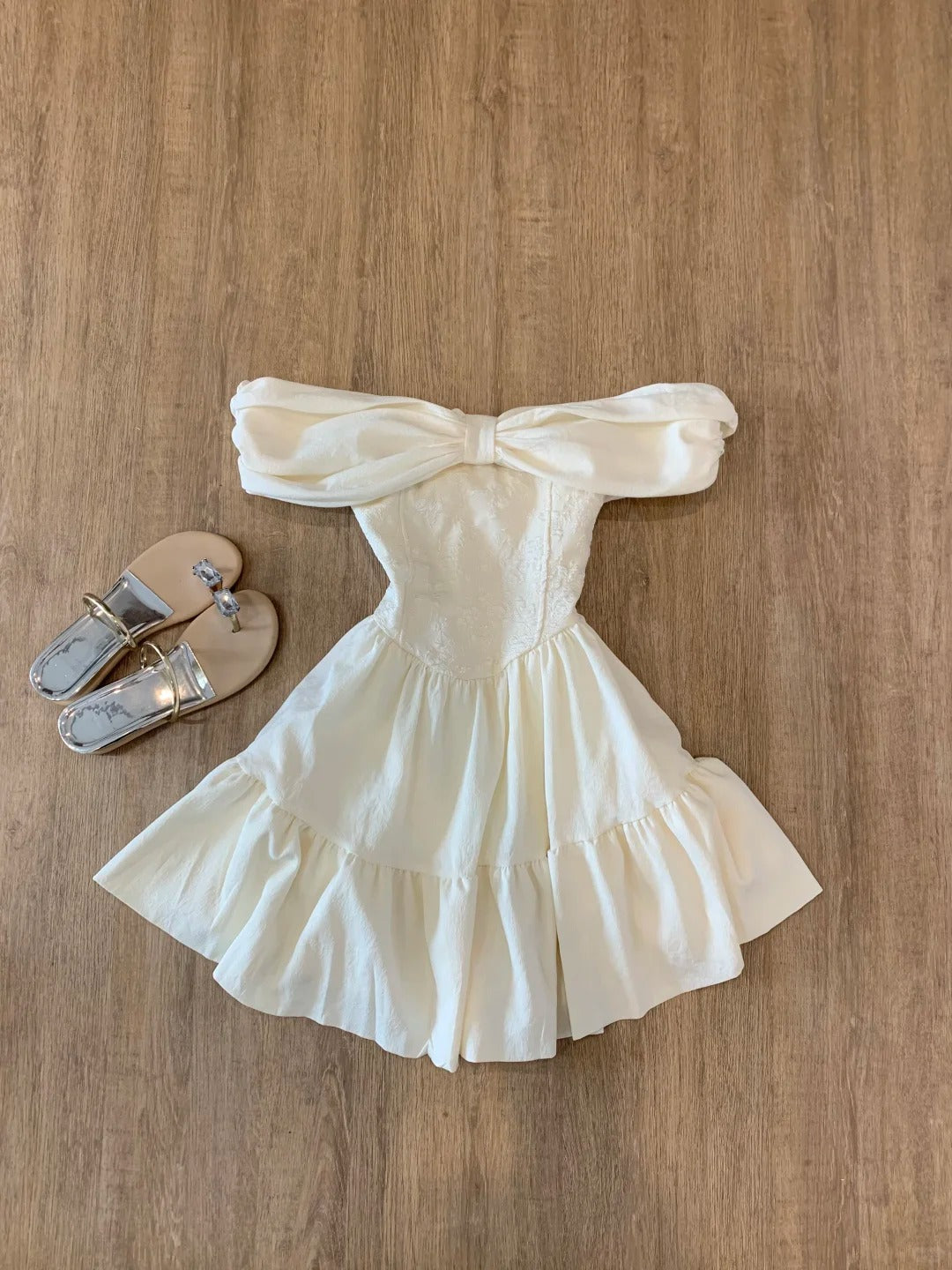 Beautiful One Shoulder Bow Princess A-Line Homecoming Dress Main image