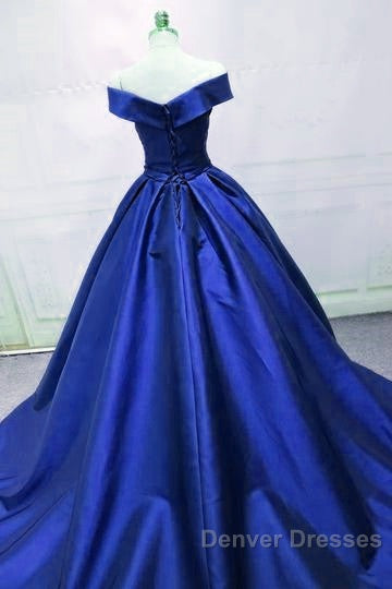 Beautiful Royal Blue Party Dress, Prom Dress , Long Formal Gowns Secondary image