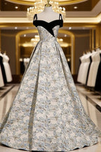 Beautiful Satin Sweetheart Off Shoulder Prom Dress, A-Line Satin Evening Dress