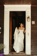 Beautiful Sheath Straps Long White Prom Dress Evening Dress