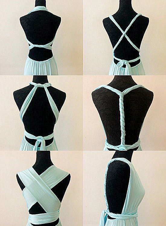 Beautiful Spandex Multi Way Bridesmaid Dress, Women Summer Dress,Convertible Dress