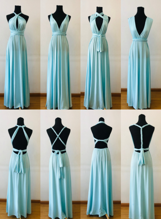 Beautiful Spandex Multi Way Bridesmaid Dress, Women Summer Dress,Convertible Dress
