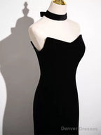 Black And White Mermaid Long Formal Dress Evening Dress, Black And White Prom Dress