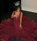 Black Girl Prom Dress, Mermaid Party Dress