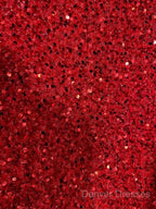 Black Girl Prom Dress One Shoulder Mermaid Red Prom Dress | Cheap Sequins Evening Gowns